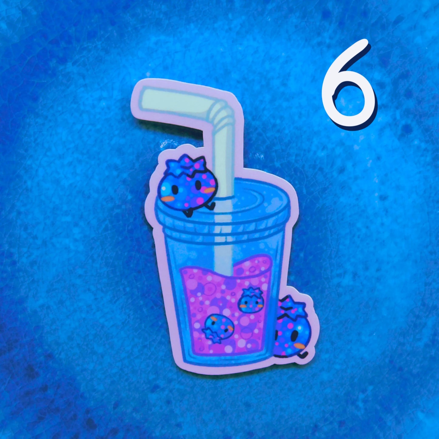 Blueberry Patch Sticker