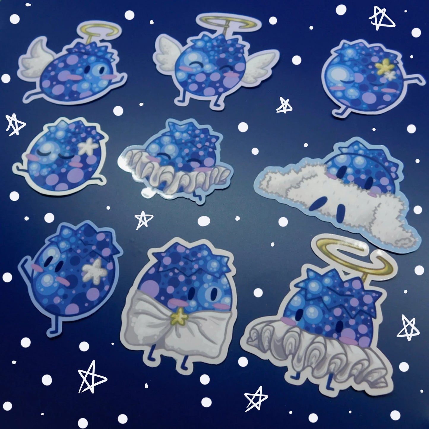 Lilac Grove Blueberry Sticker