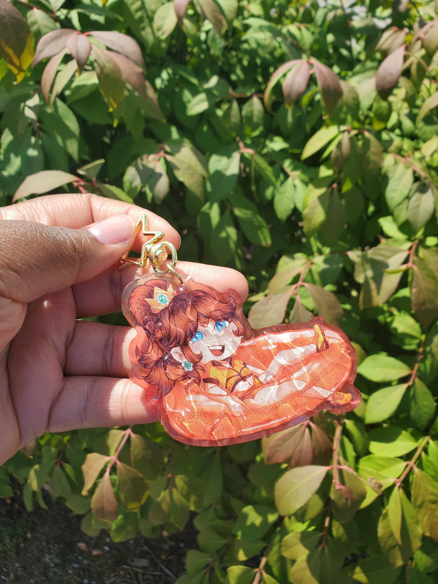 (Pre-order) Beach day Daisy Keychain