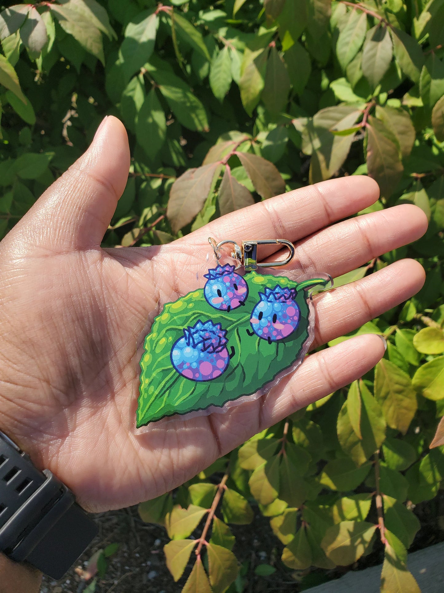 (Pre-order) Blueberry Picnic Keychain