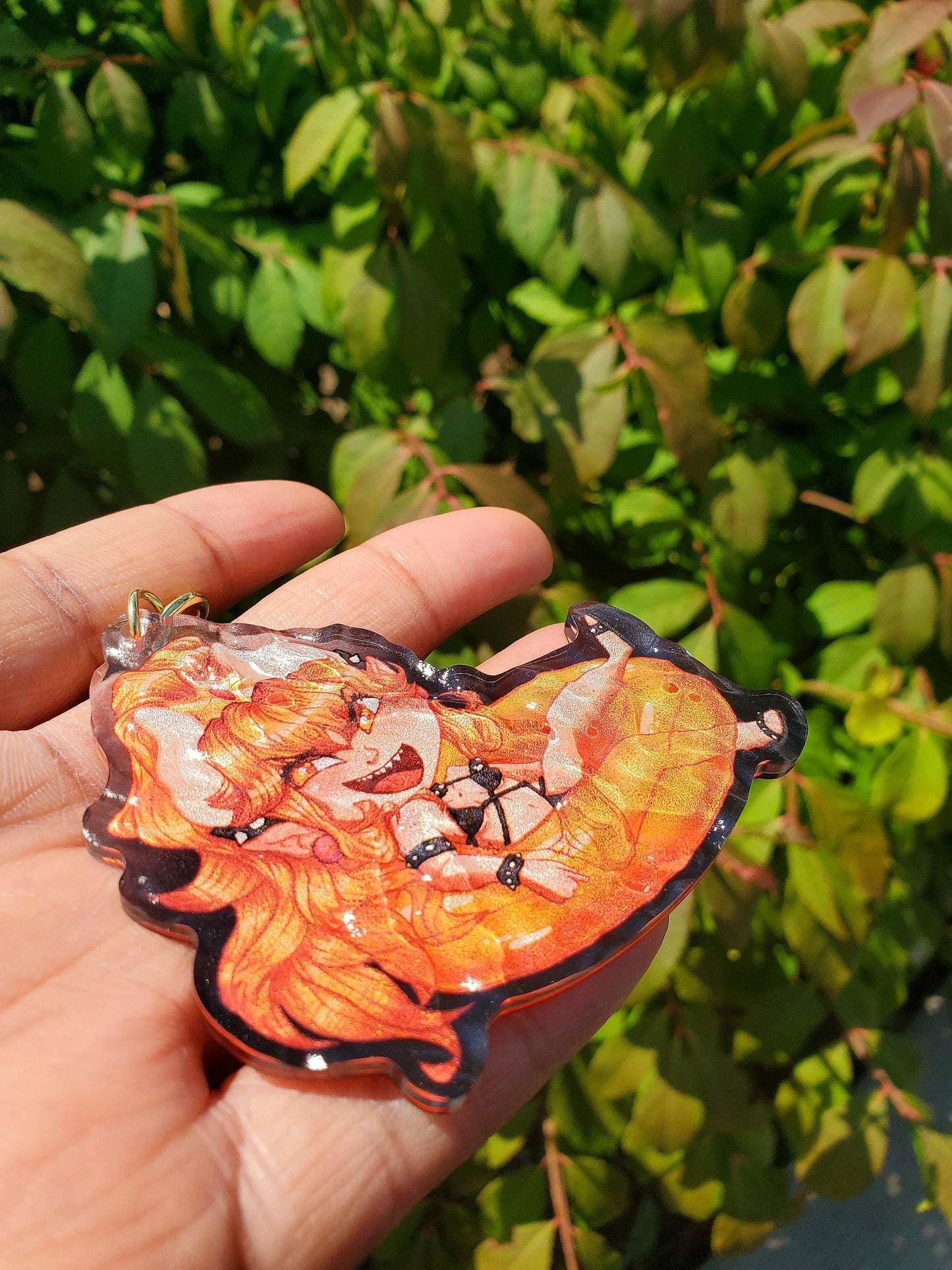 (Pre-order) Beach day Bowsette Keychain