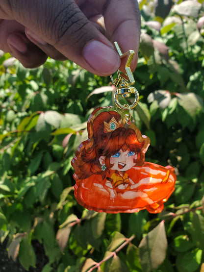 (Pre-order) Beach day Daisy Keychain