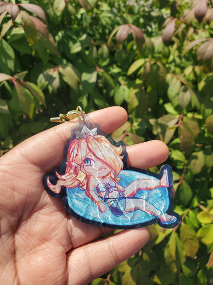 (Pre-order) Beach day Rosalina Keychain