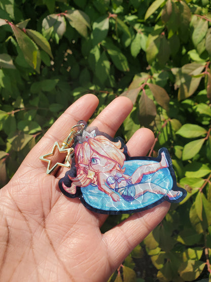 (Pre-order) Beach day Rosalina Keychain