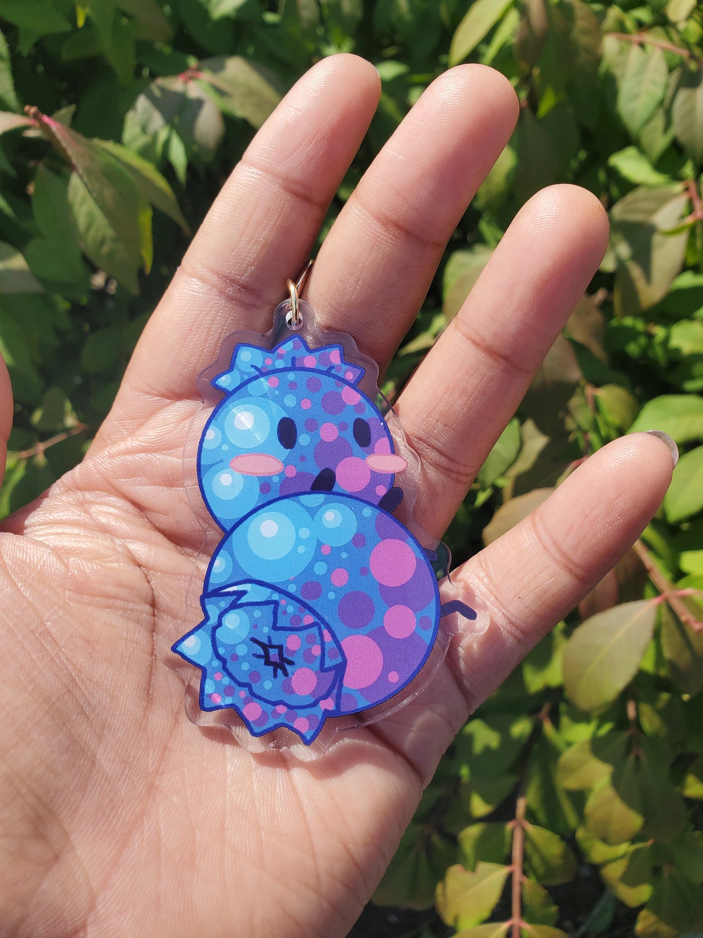 (Pre-order) Stacked Blueberry Keychain