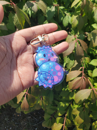 (Pre-order) Stacked Blueberry Keychain