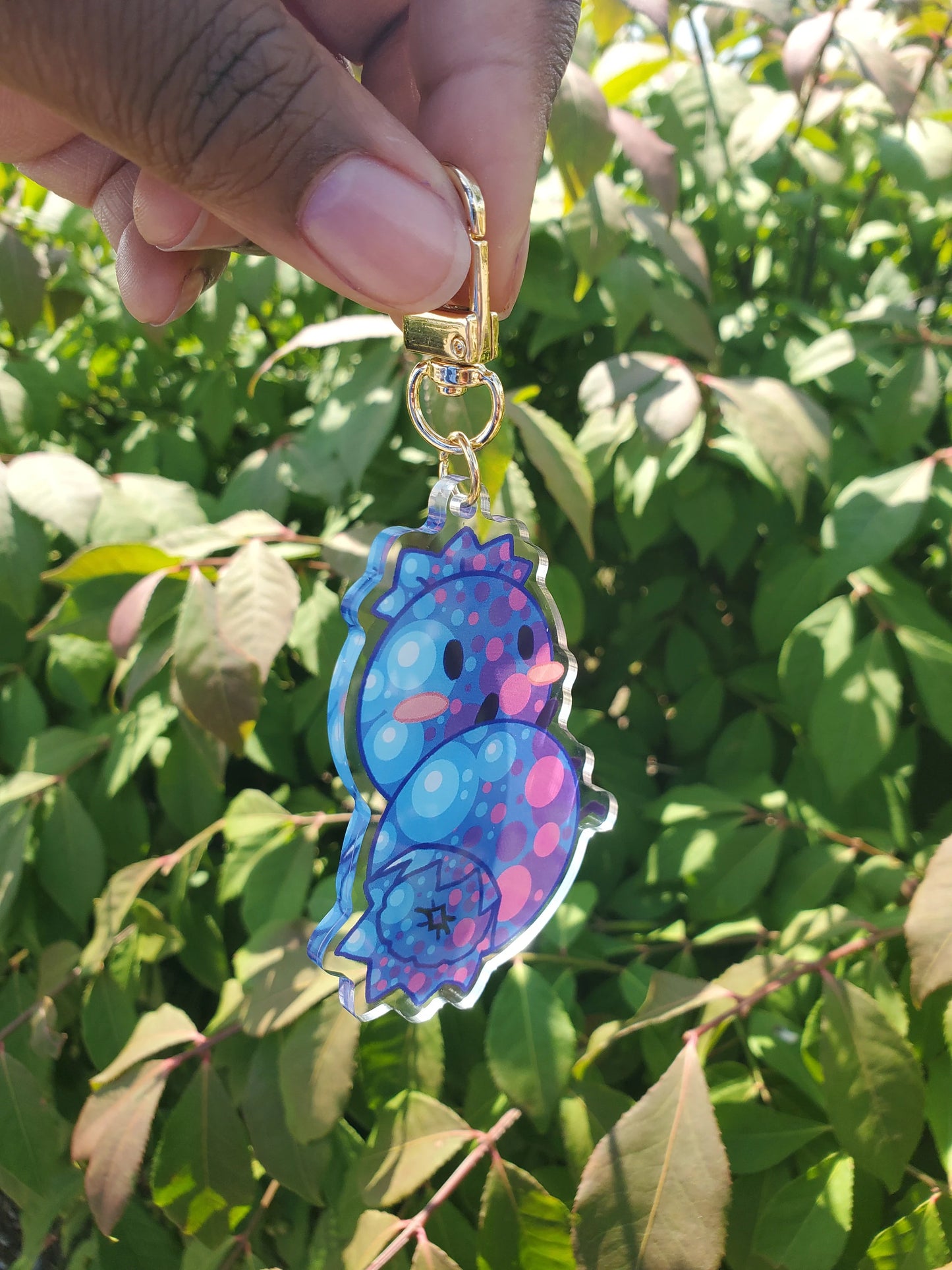 (Pre-order) Stacked Blueberry Keychain