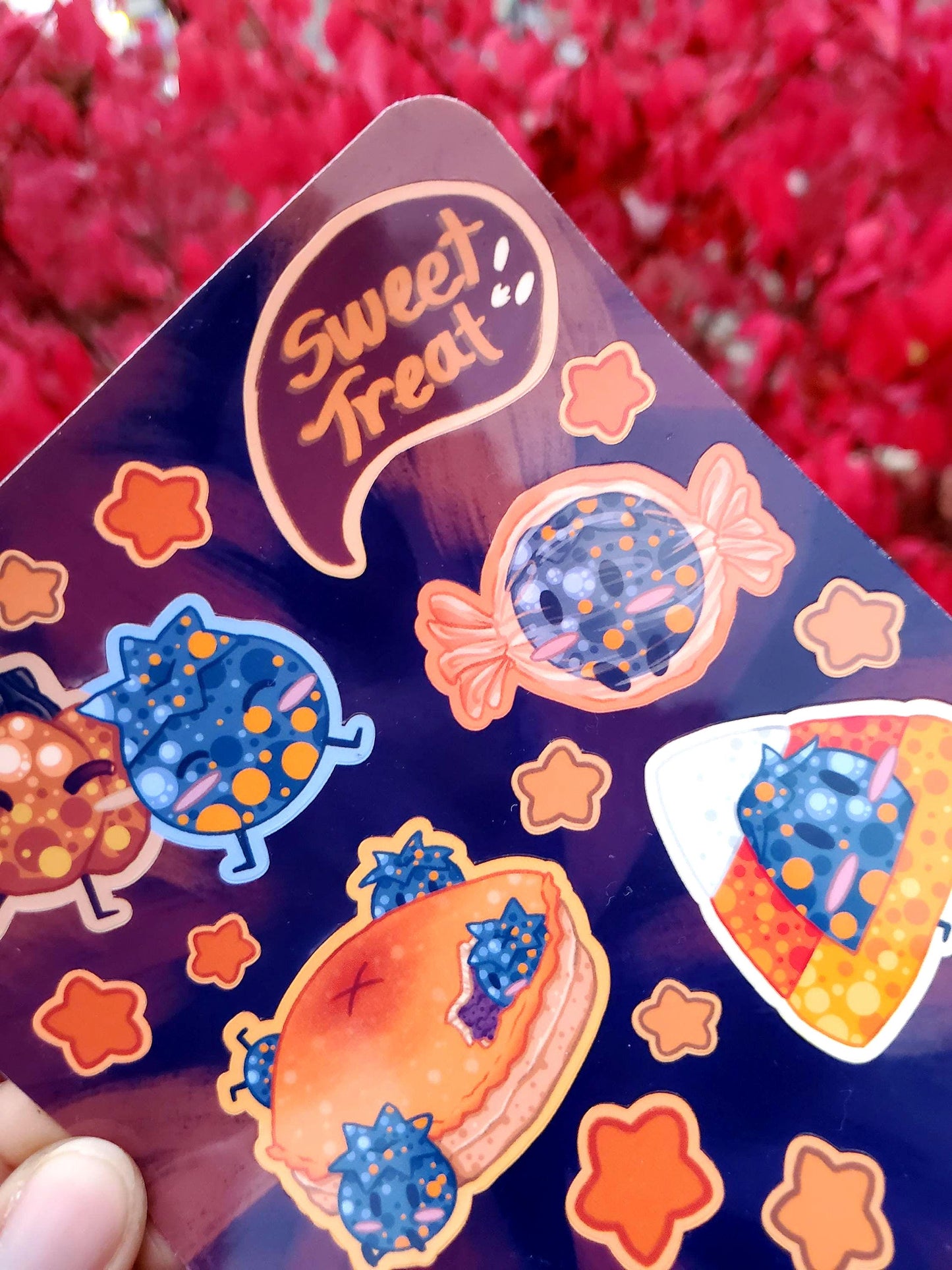 Halloween Sweet Treats & Spooky Night Blueberry Sticker Sheets