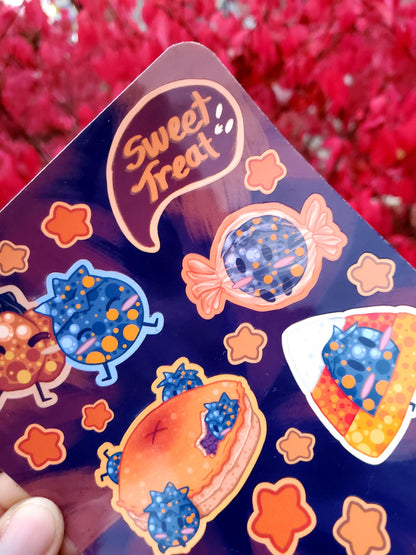 Halloween Sweet Treats & Spooky Night Blueberry Sticker Sheets
