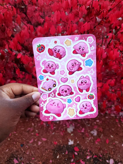Doodle Kirby Sticker Sheet