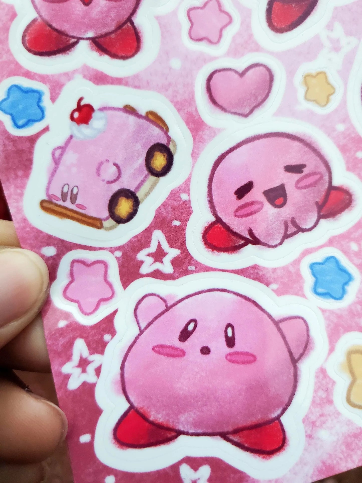 Doodle Kirby Sticker Sheet