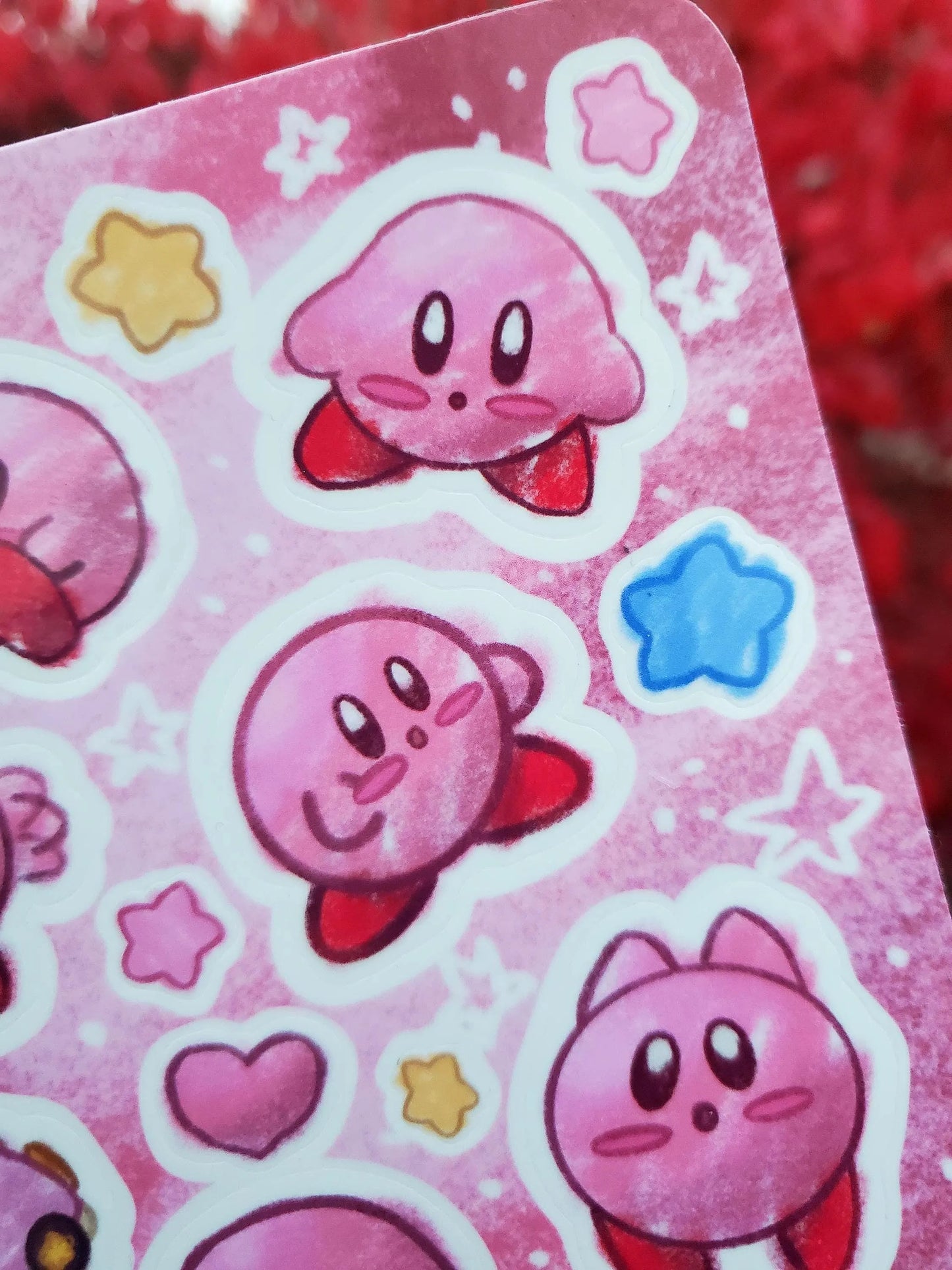 Doodle Kirby Sticker Sheet