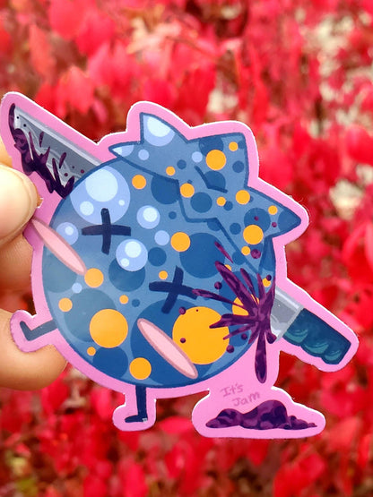 Stabbed Blueberry
