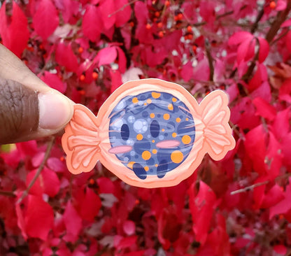 Hard Candy Wrapped Blueberry