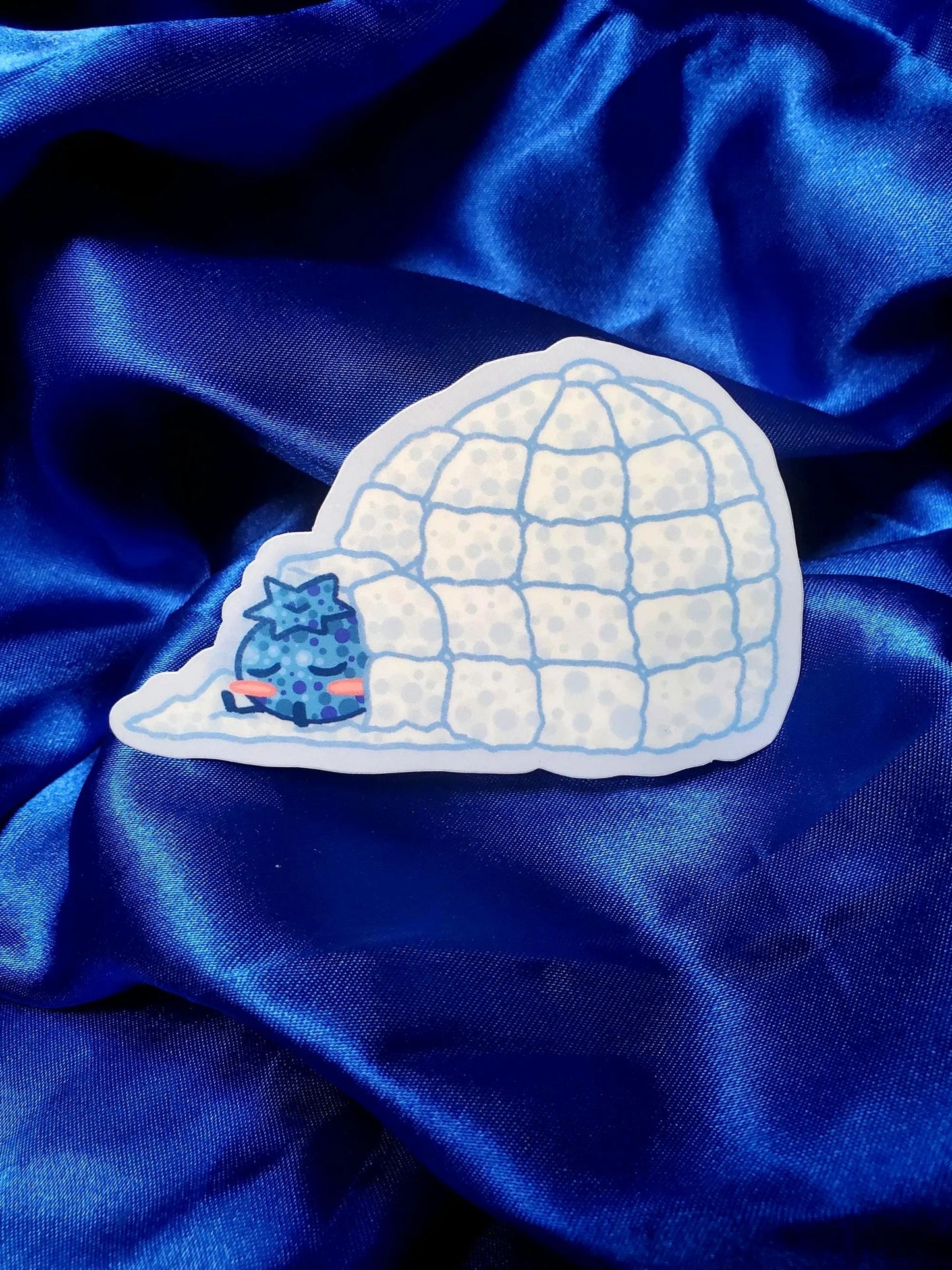 Blueberry Winter Freeze Sticker