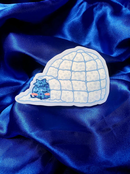 Blueberry Winter Freeze Sticker