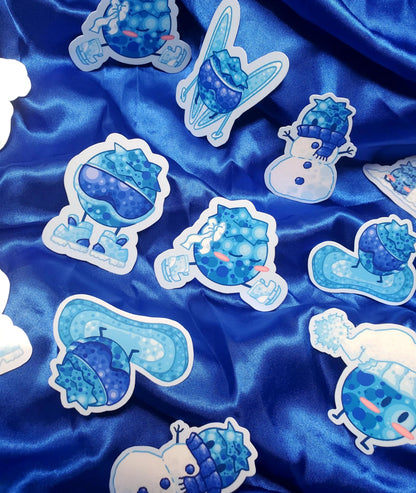 Blueberry Winter Freeze Sticker