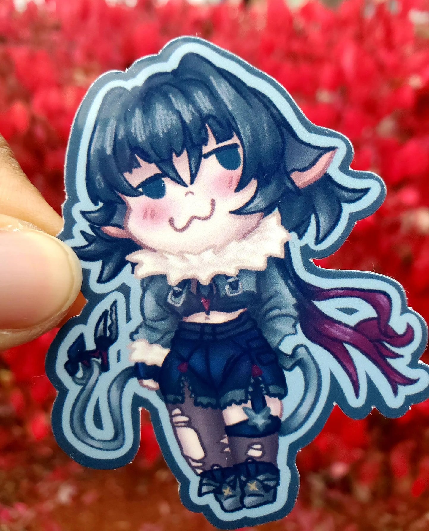 Doodle Zenless Zone Zero Jane Doe Die Sticker