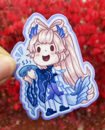 Doodle Genshin Impact Sangonomiya Kokomi  Sticker