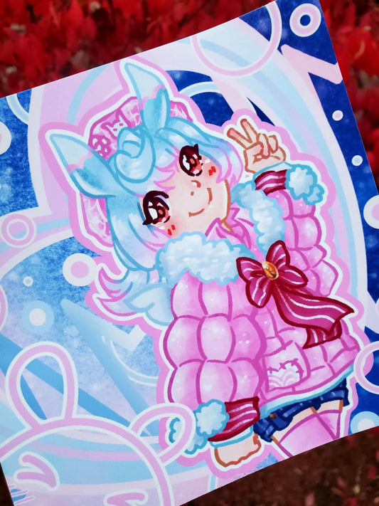 Genshin Impact Sigewinne Art Print