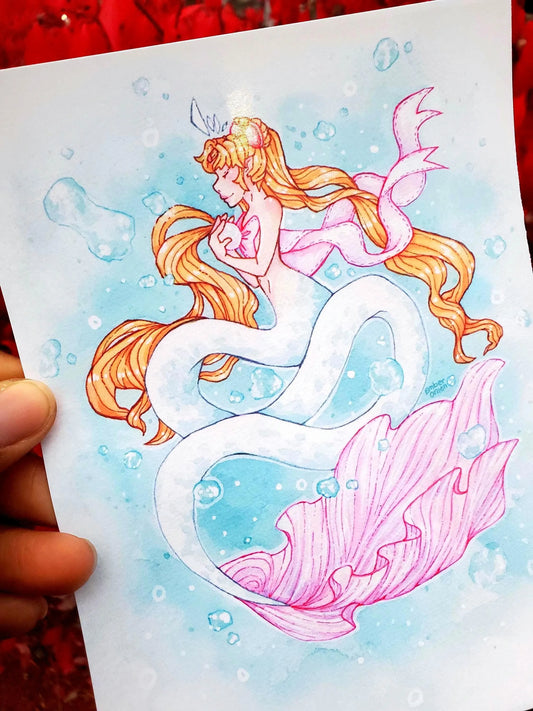 Sailor Moon Magic Mermaid Art Print