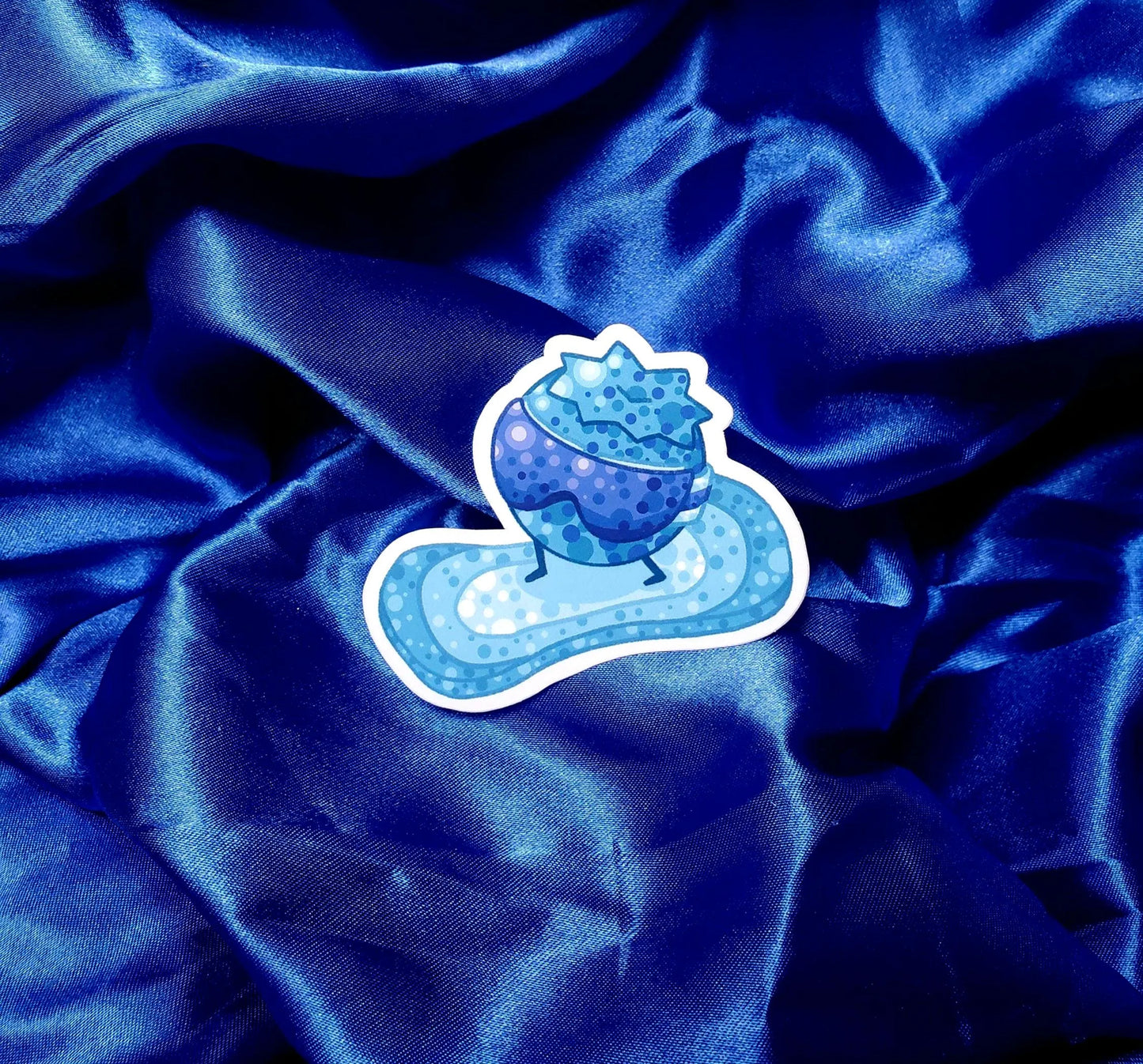 Blueberry Winter Freeze Sticker