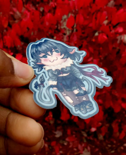 Doodle Zenless Zone Zero Jane Doe Die Sticker