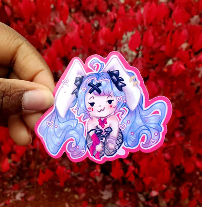 Doodle Bunny Hatsune Miku Sticker