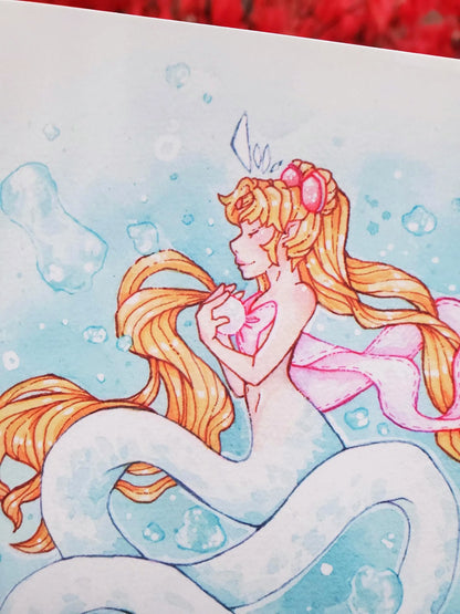 Sailor Moon Magic Mermaid Art Print