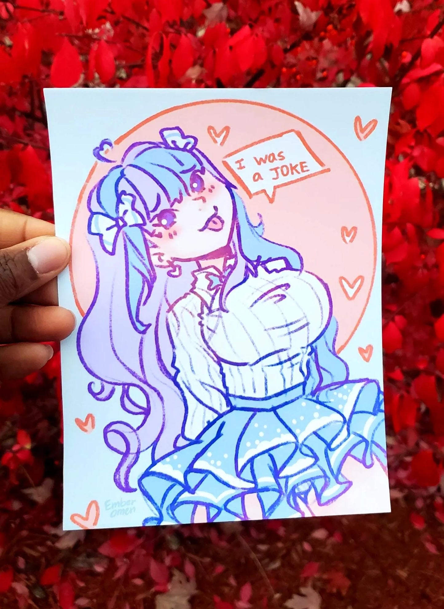 Jada Clementeen Pastel Art Print