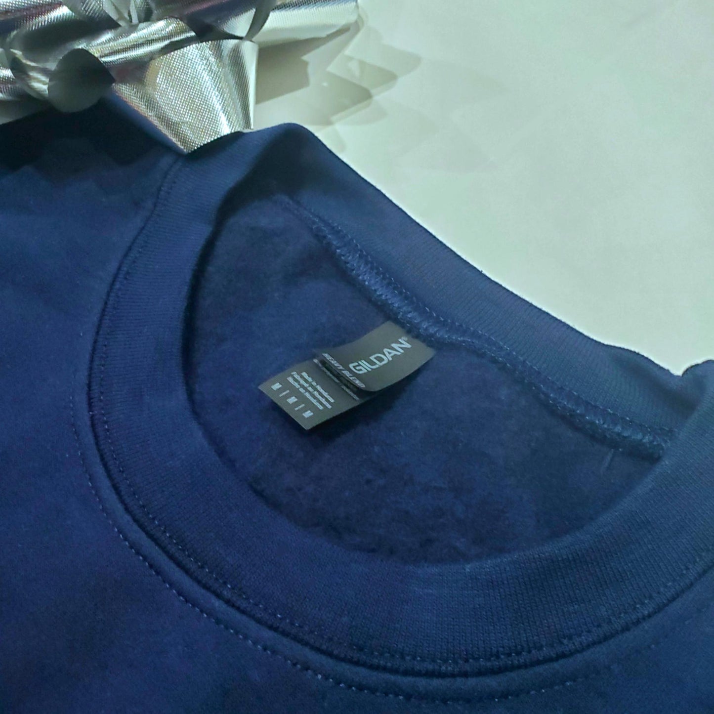 (Pre-order) Pink Garden Navy Blue Crewneck