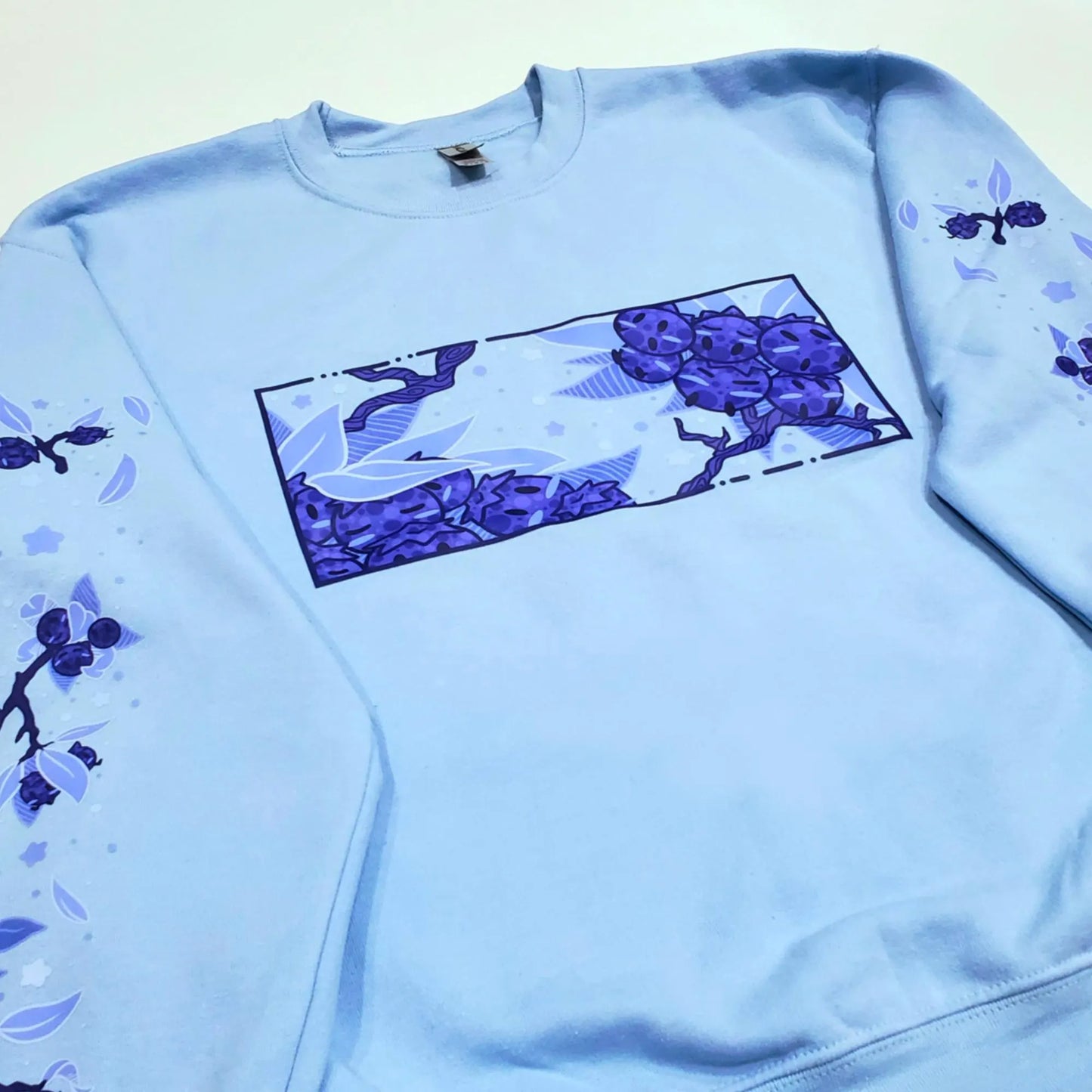 (Pre-order) Blueberry Bush Light Blue Crewneck