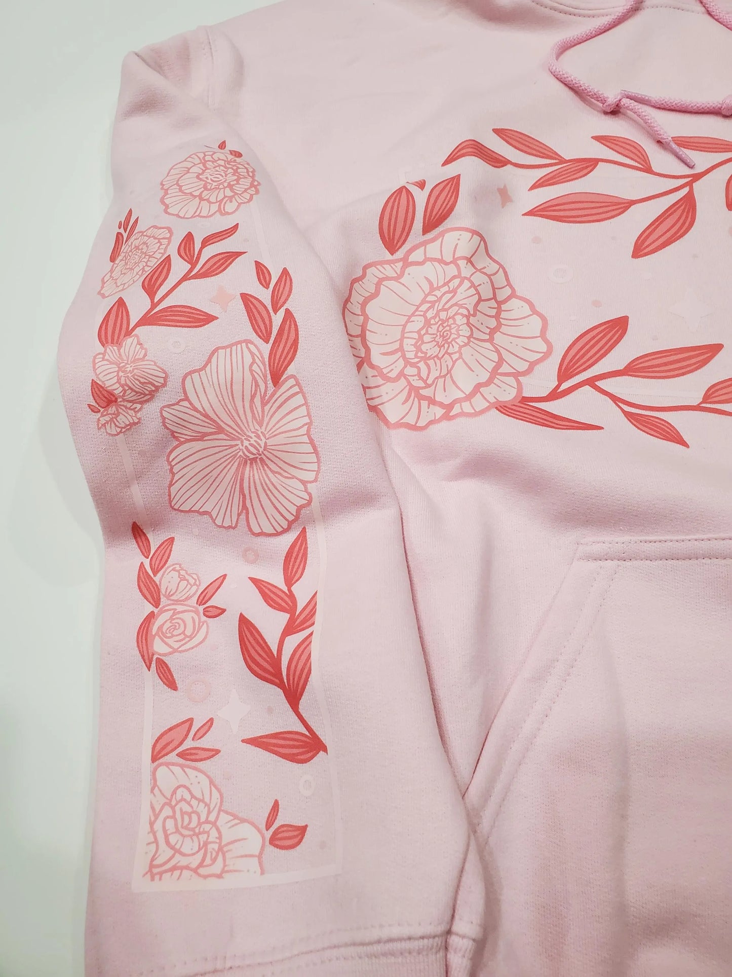 (Pre-order) Pink Garden Light Pink Hoodie