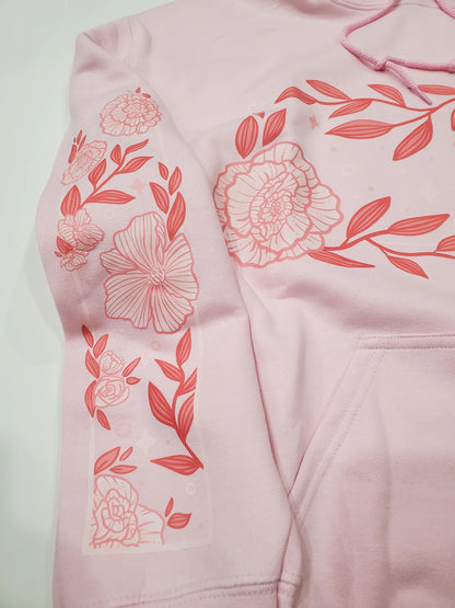 (Pre-order) Pink Garden Light Pink Hoodie